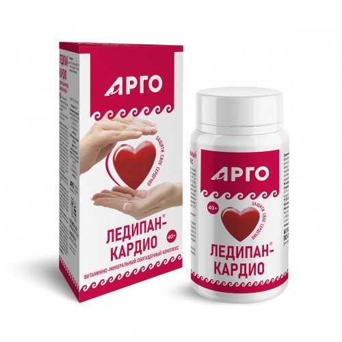 Купить Витаминно-минеральный обогащенный комплекс Ледипан-кардио, капсулы, 60 шт  г. Курск  