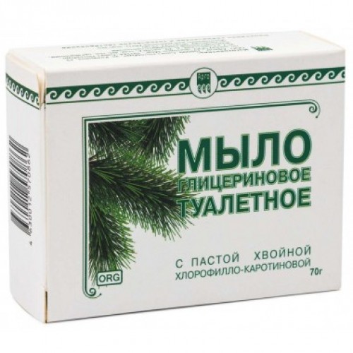 Купить Мыло туалетное глицериновое Фитолон с пастой хвойной хлорофилло-каротиновой  г. Курск  