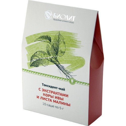 Купить Токсидонт-май с экстрактами коры ивы и листа малины  г. Курск  